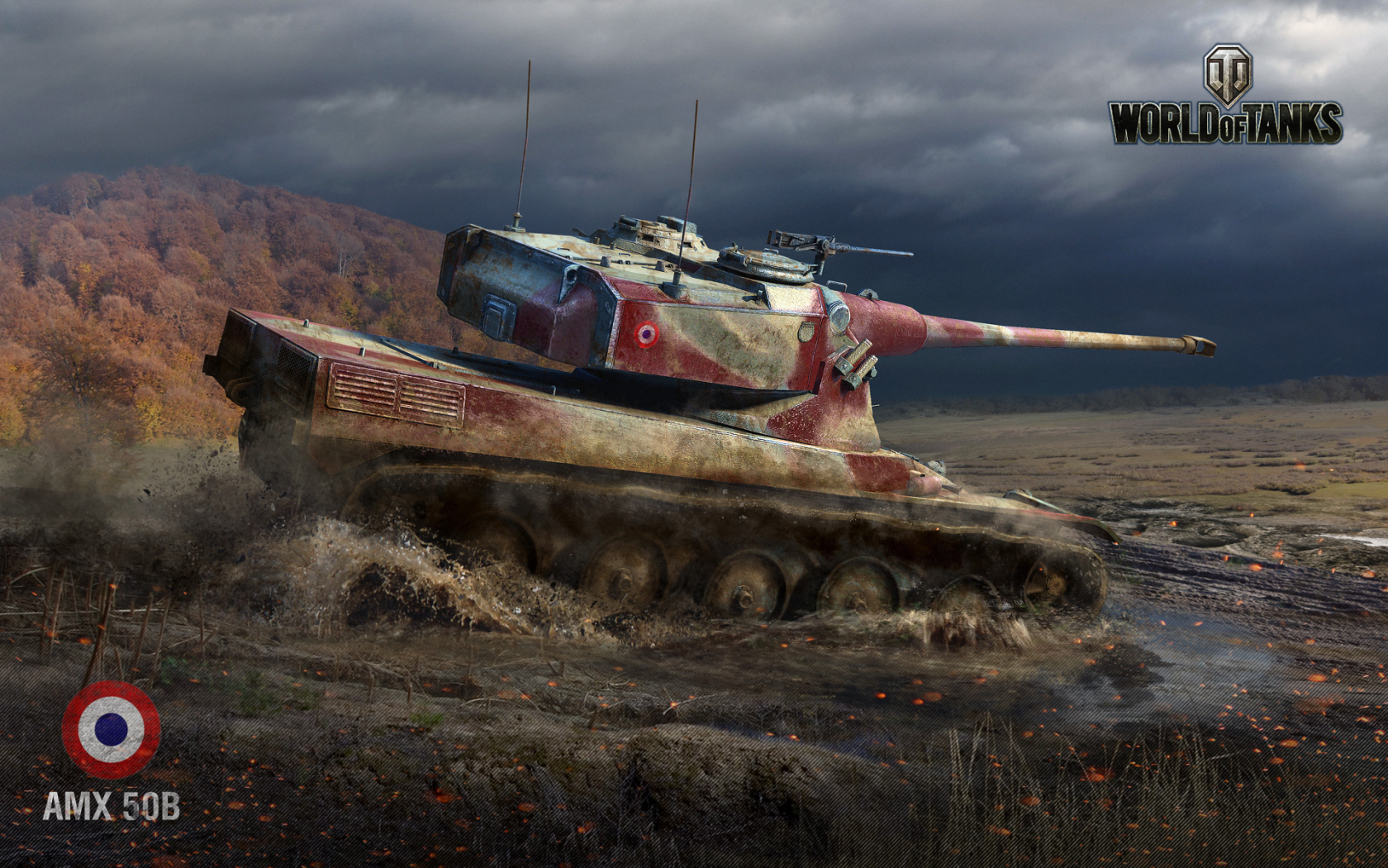 AMX 50B, war, World of tanks, танк, мир танков, война, WOT