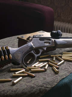 винтовка, marlin 1895 sbl, оружие, патроны