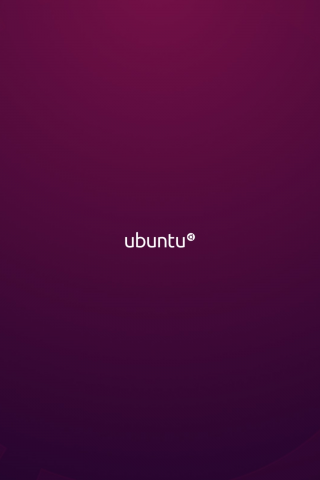 минимализм, linux, Ubuntu, фиолетовый