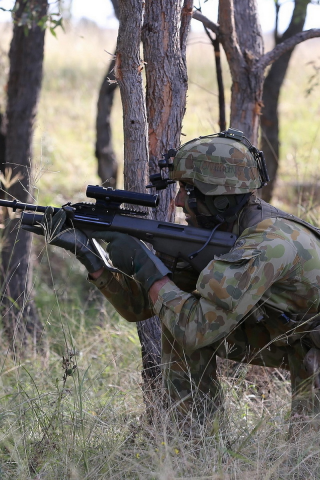 солдат, Australian army, оружие
