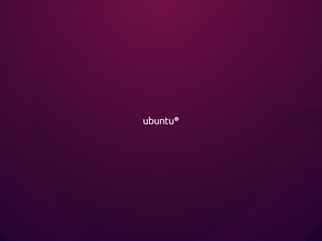 минимализм, linux, Ubuntu, фиолетовый