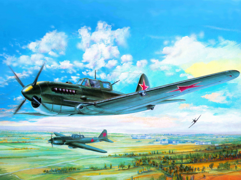 самолет, советский, Арт, су-6, опытный, ам-42
