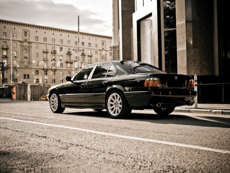 wallpapers, car, e38, бмв, Bmw 750, обои