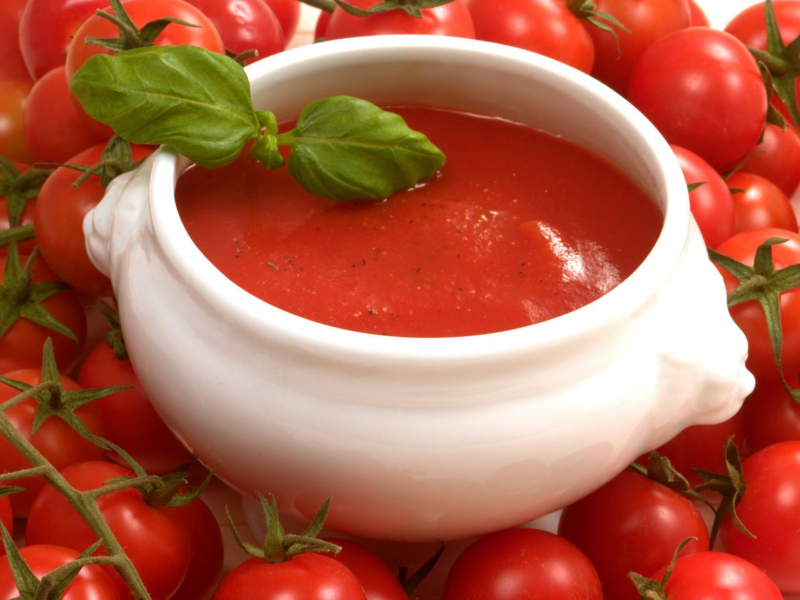 томаты, Томатный суп, супница, помидоры