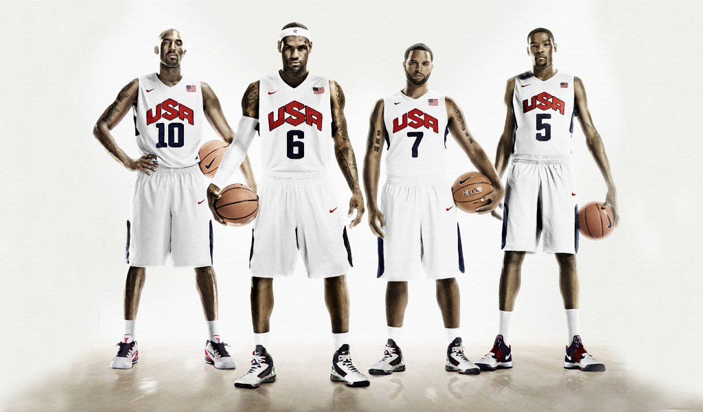 deron williams, kobe bryant, kevin durant, usa, nike, lebron james, баскетбол