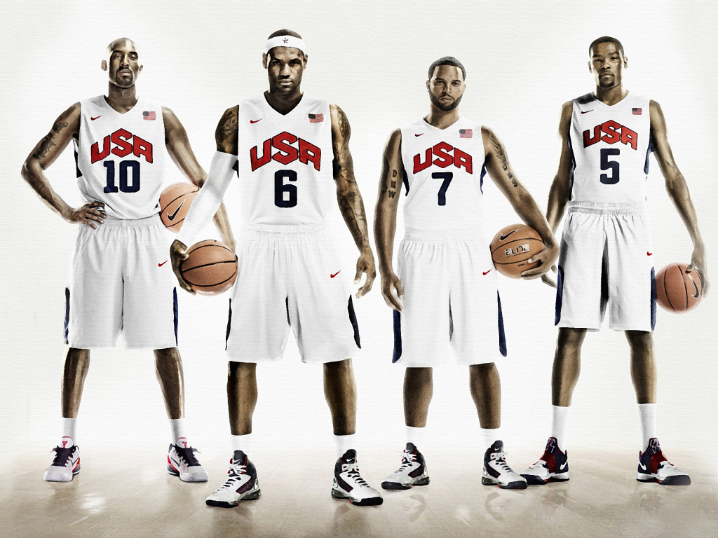 deron williams, kobe bryant, kevin durant, usa, nike, lebron james, баскетбол