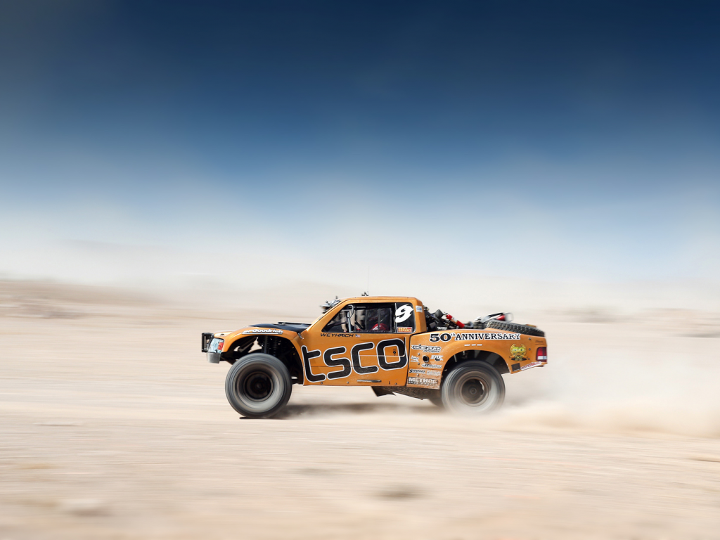 competition, blur, motion, orange, sky, desert, mint 400, desert race, team, car, offroad