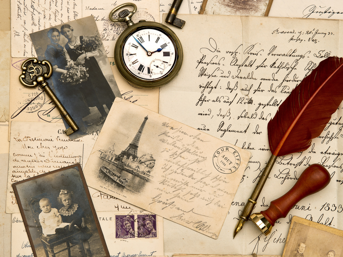 vintage, письма, фотографии, винтаж, старая бумага, сепия