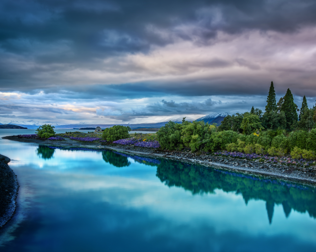 текапо, озеро, природа, lake tekapo, новая зеландия, new zealand