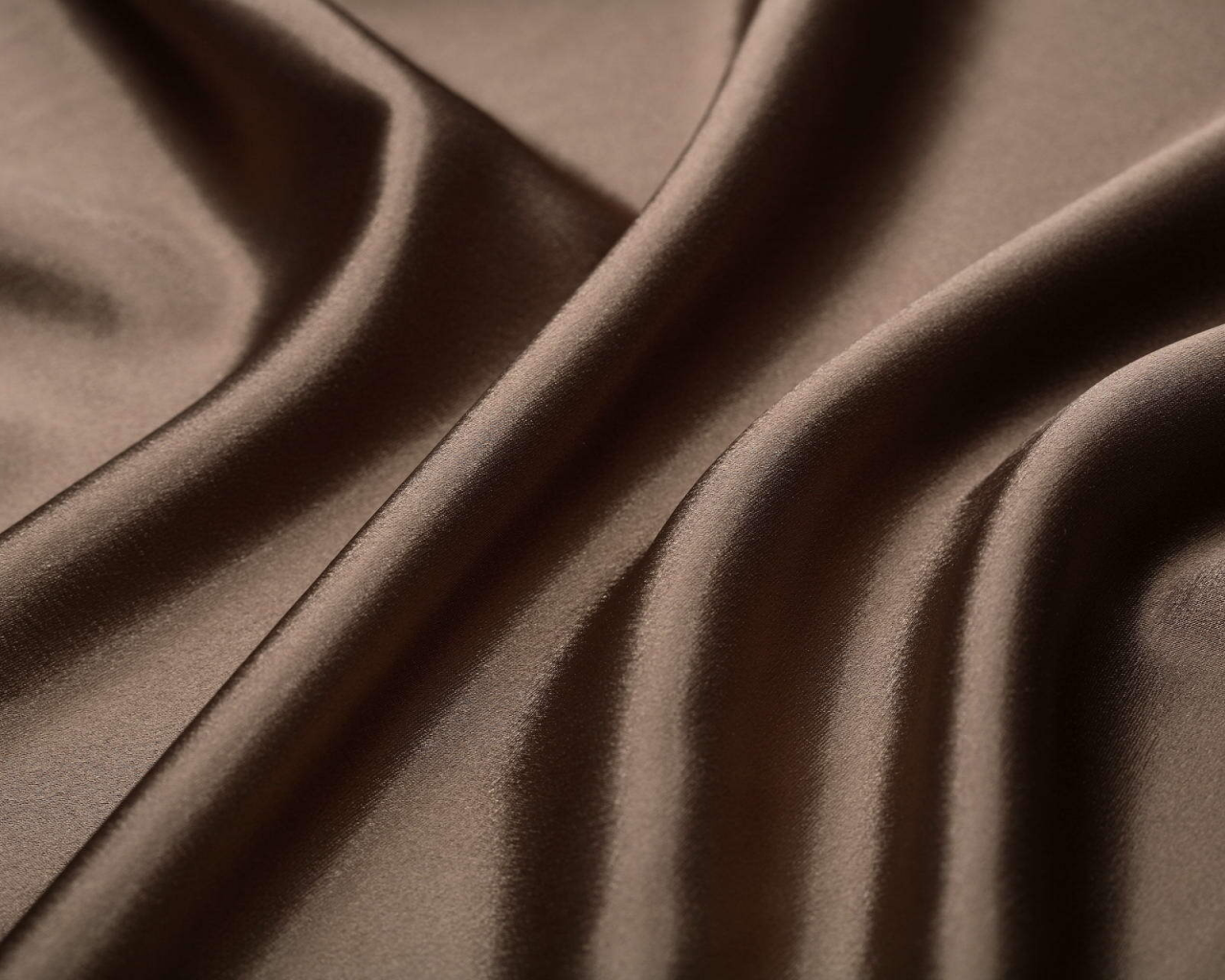 коричневый, складки, текстура, ткань, шелк