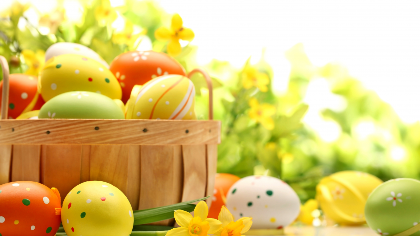 праздник, весна, яйца, пасхальные, пасха, желтые, easter
