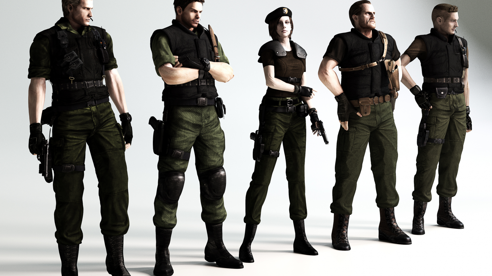 art, fan, chris redfield, обитель зла, biohazard, albert wesker, resident evil