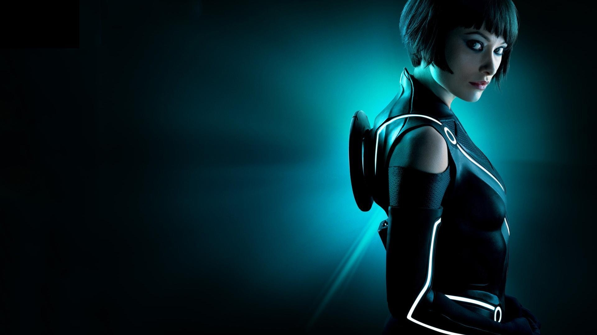 девушка, tron, olivia wilde, оливия