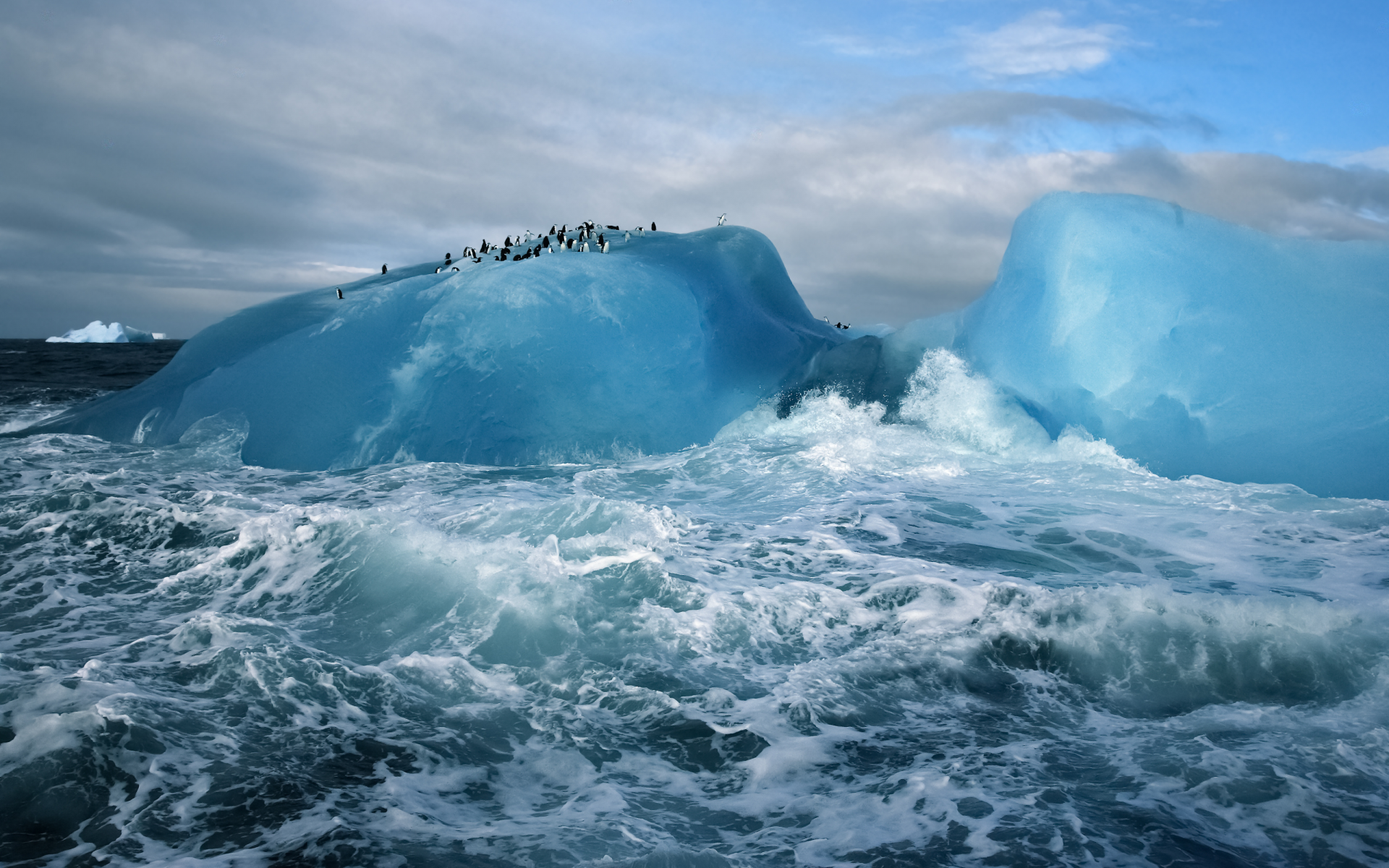 ice, cold, water, arctic, blue