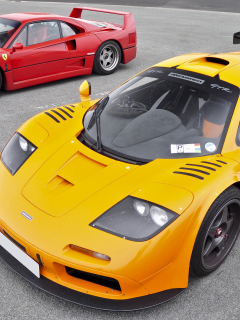 f40, ф1, mclaren, gtr, red, гтр, макларен, ferrari, f1, supercars, феррари, ф40