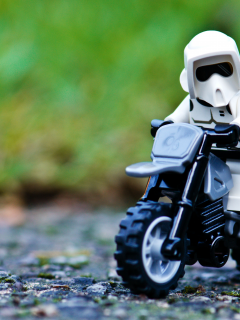 игрушка, звёздные войны, star wars, lego, мотоцикл