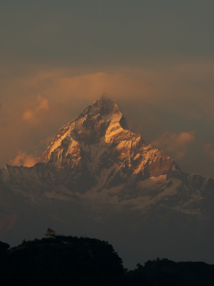 горы, горный массив аннапурна, непал, гора, гималаи