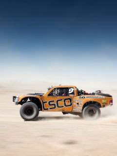 competition, blur, motion, orange, sky, desert, mint 400, desert race, team, car, offroad