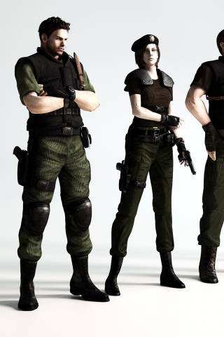 art, fan, chris redfield, обитель зла, biohazard, albert wesker, resident evil