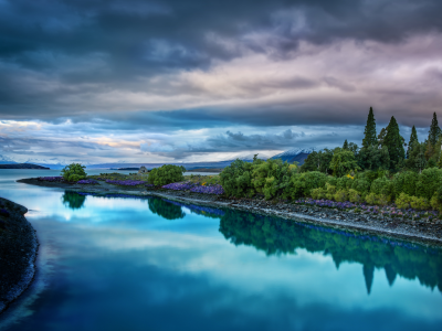 текапо, озеро, природа, lake tekapo, новая зеландия, new zealand