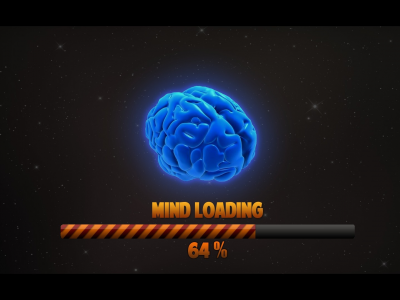 loading, space, percentages, brain, mind