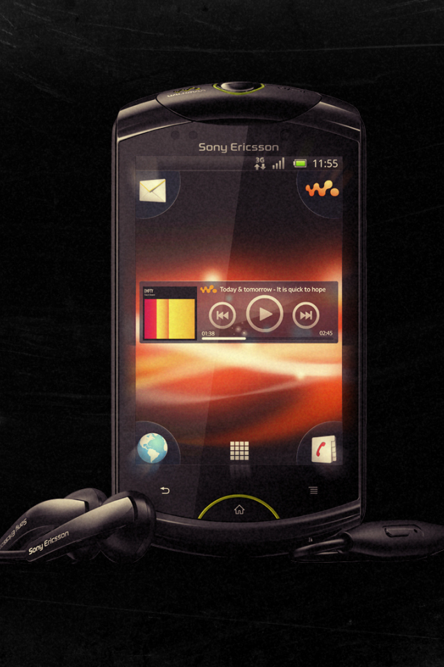 проигрыватель, with live walkman, черный фон, sony ericsson, музыка, se