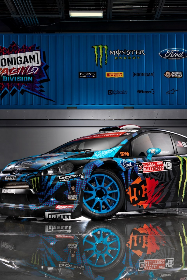 wrc, ken block, monster energi, fiesta, 2013, ford, rs