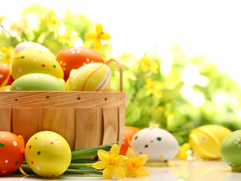 праздник, весна, яйца, пасхальные, пасха, желтые, easter