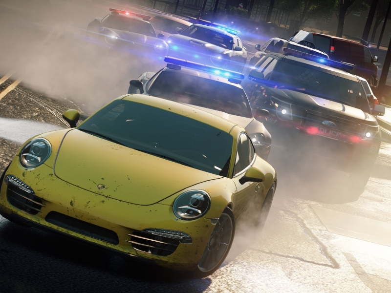 porsche 911, гонка, копы, погоня, город, need for speed most wanted 2012
