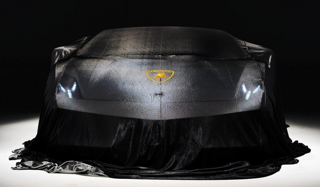 фары, под тканью, lamborghini