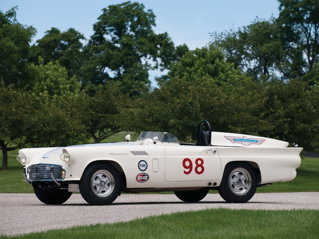 experimental, 1957, car, race, thunderbird