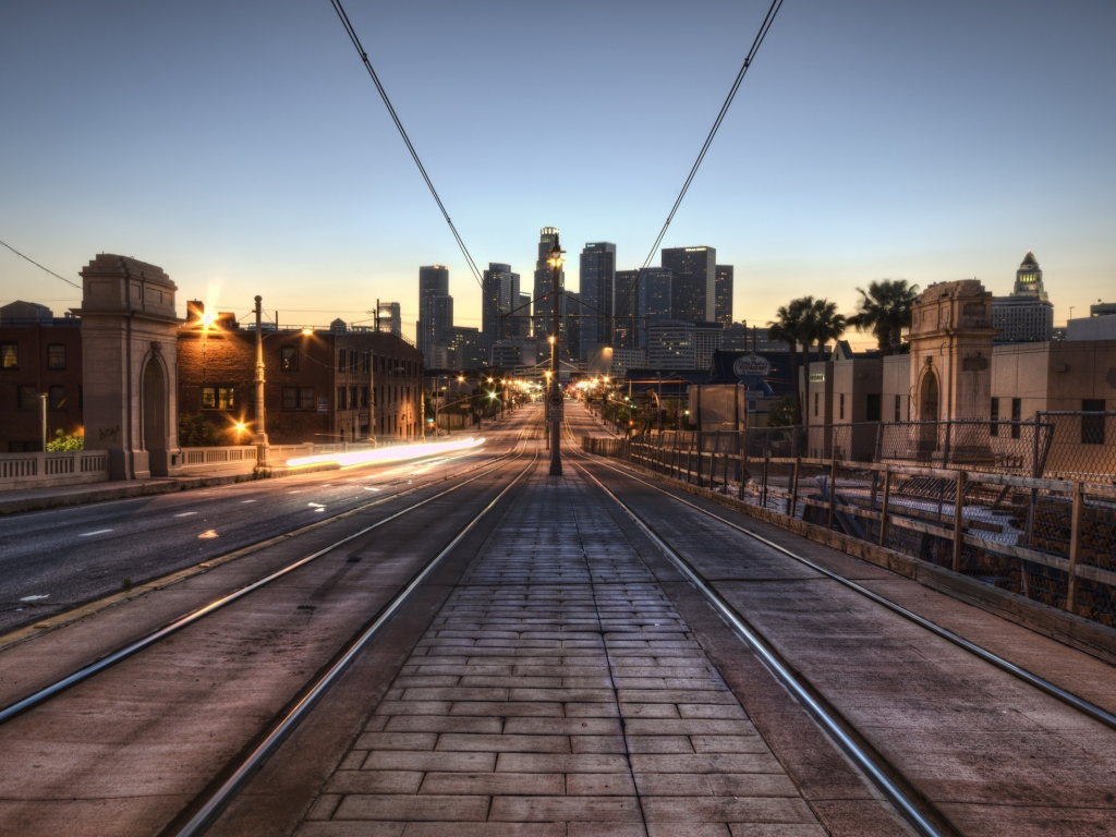 california, los angeles, lights, лос-анджелес, калифорния, downtown la