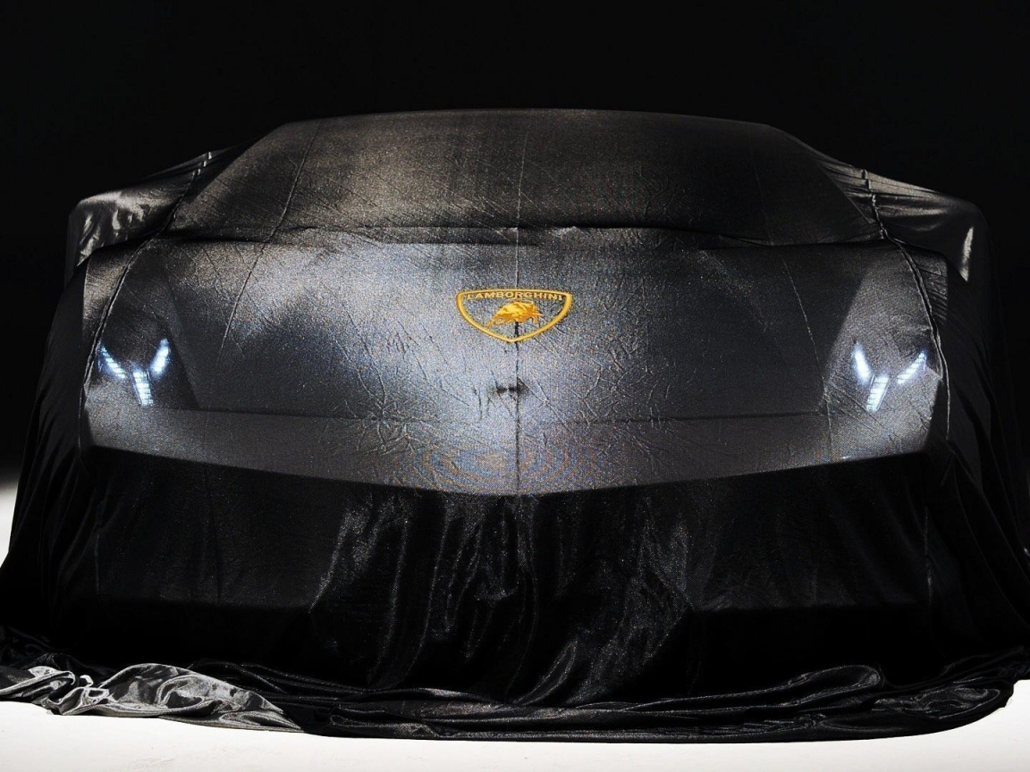 фары, под тканью, lamborghini