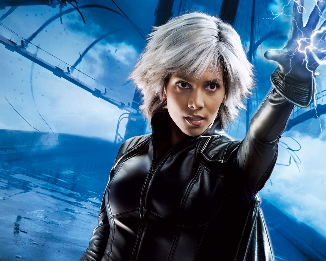 люди икс, x-men, halle berry, холли берри, гроза, storm, ororo munroe 