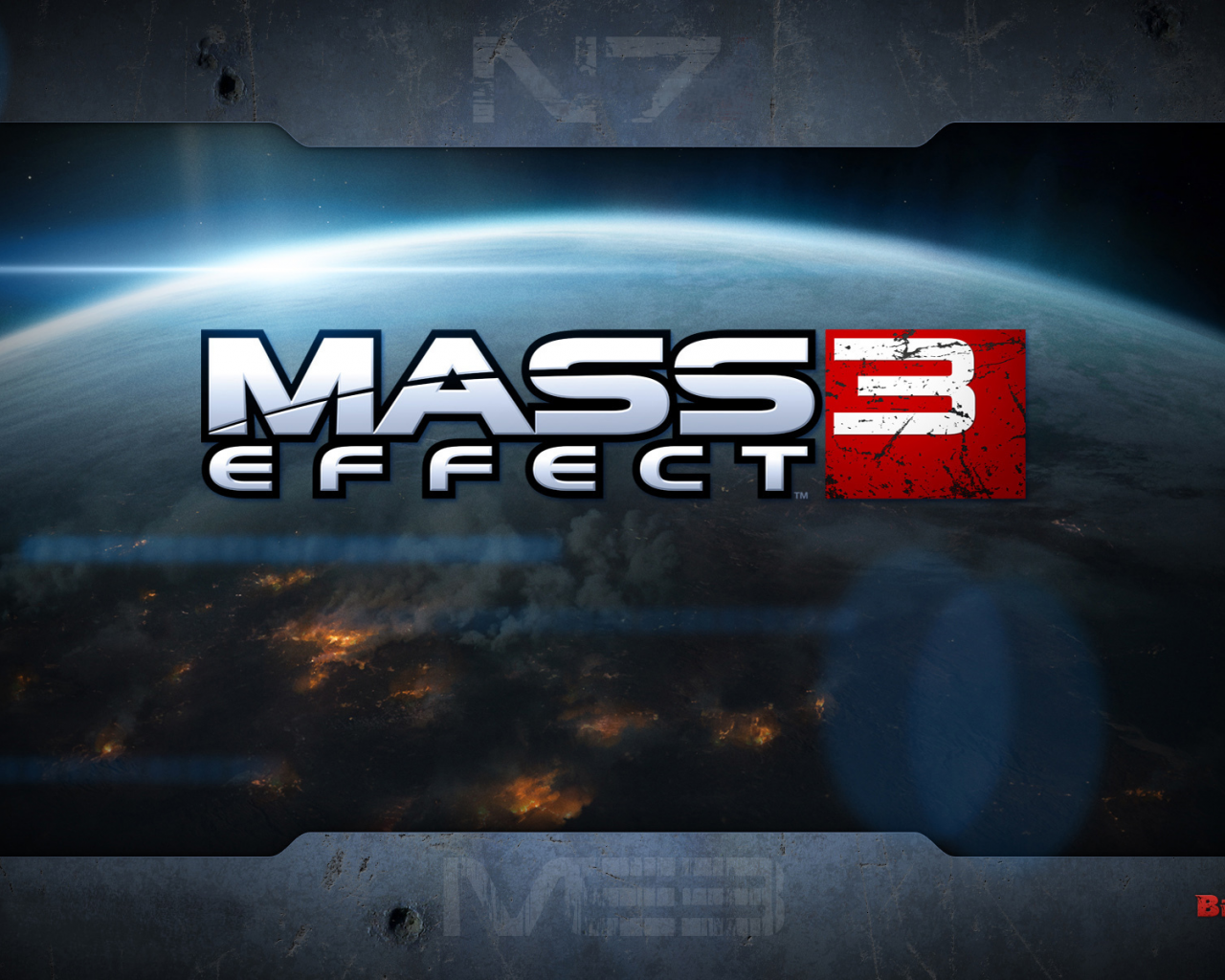 mass effect 3, в огне, bioware, земля