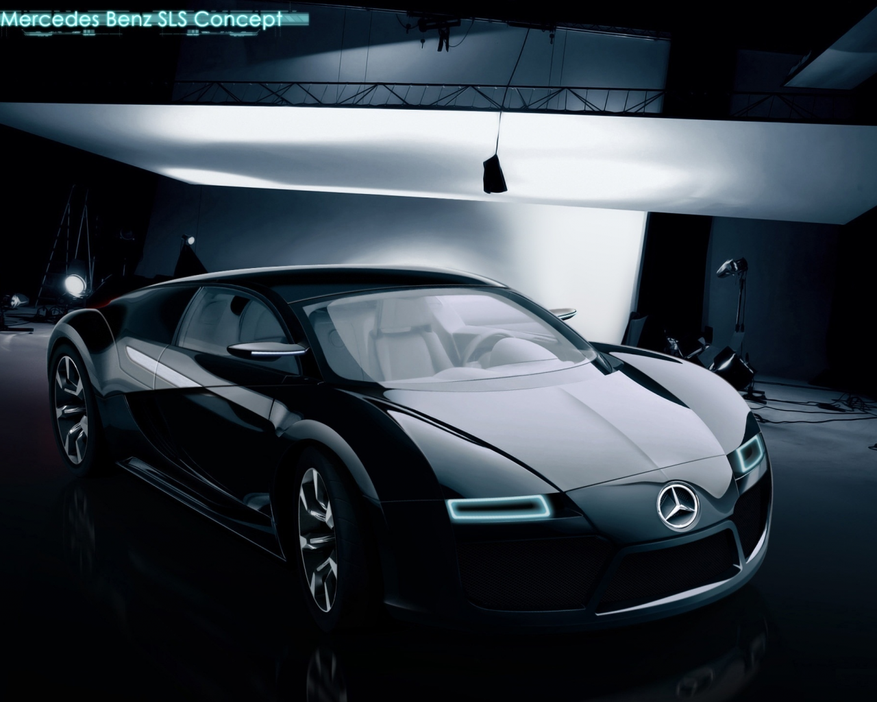 mercedes, фары, фон, кузов, классно, benz sls concept