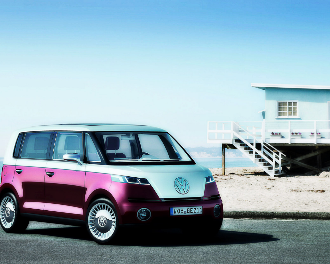 microvan, машина, volkswagen