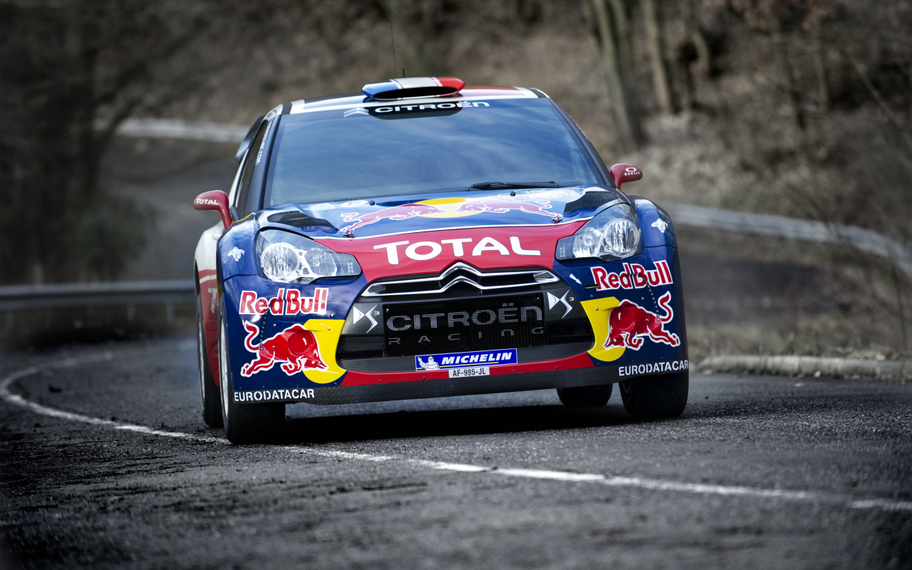 rally, ралли, citroen, wrc, ds3, лёб, red bull, loeb