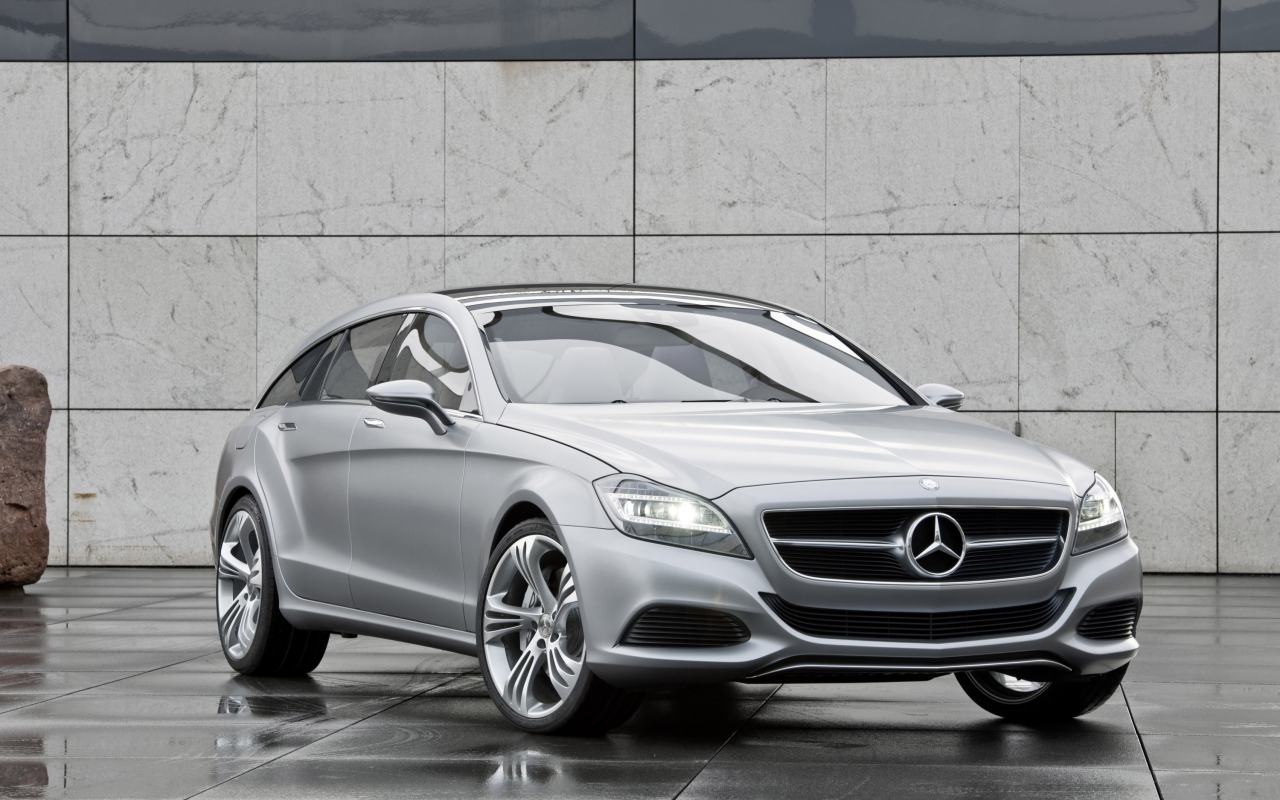 mercedes-benz cls shooting break concept, машина, car