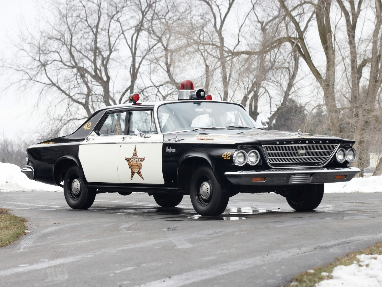 1963 год, chrysler, newport, cruiser, police