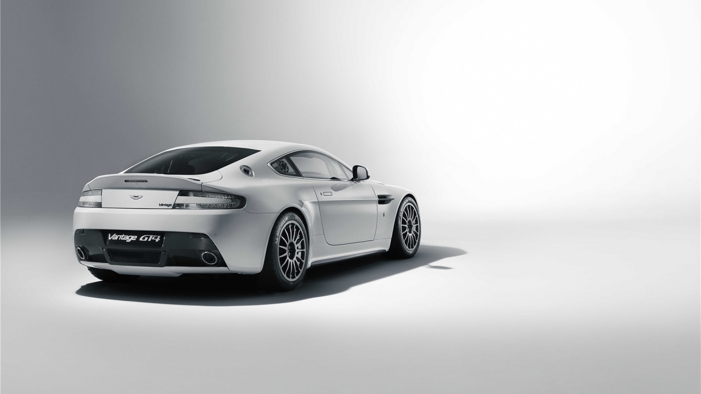 aston martin, vintage, white, астон мартин, gt4