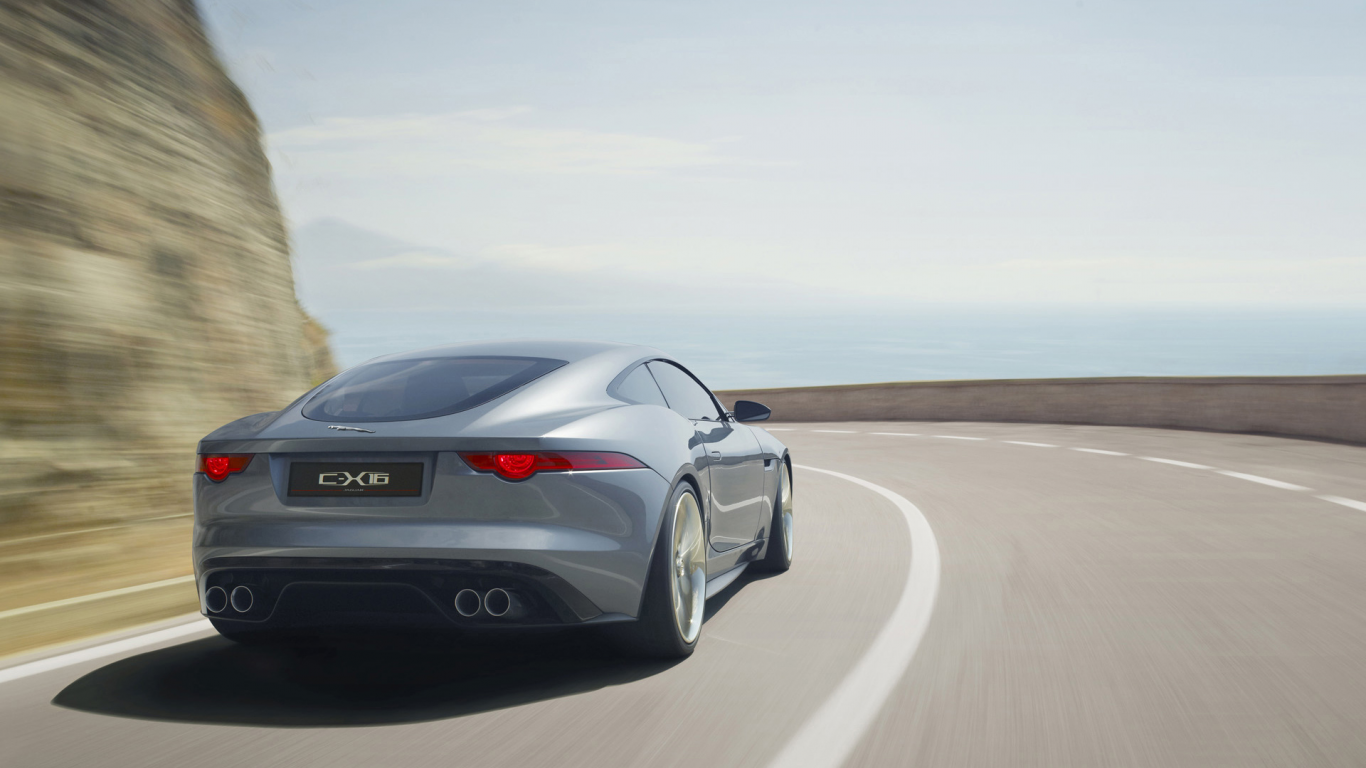 c-x16, concept, красота, дорога, jaguar, обои, cars, auto, скорость