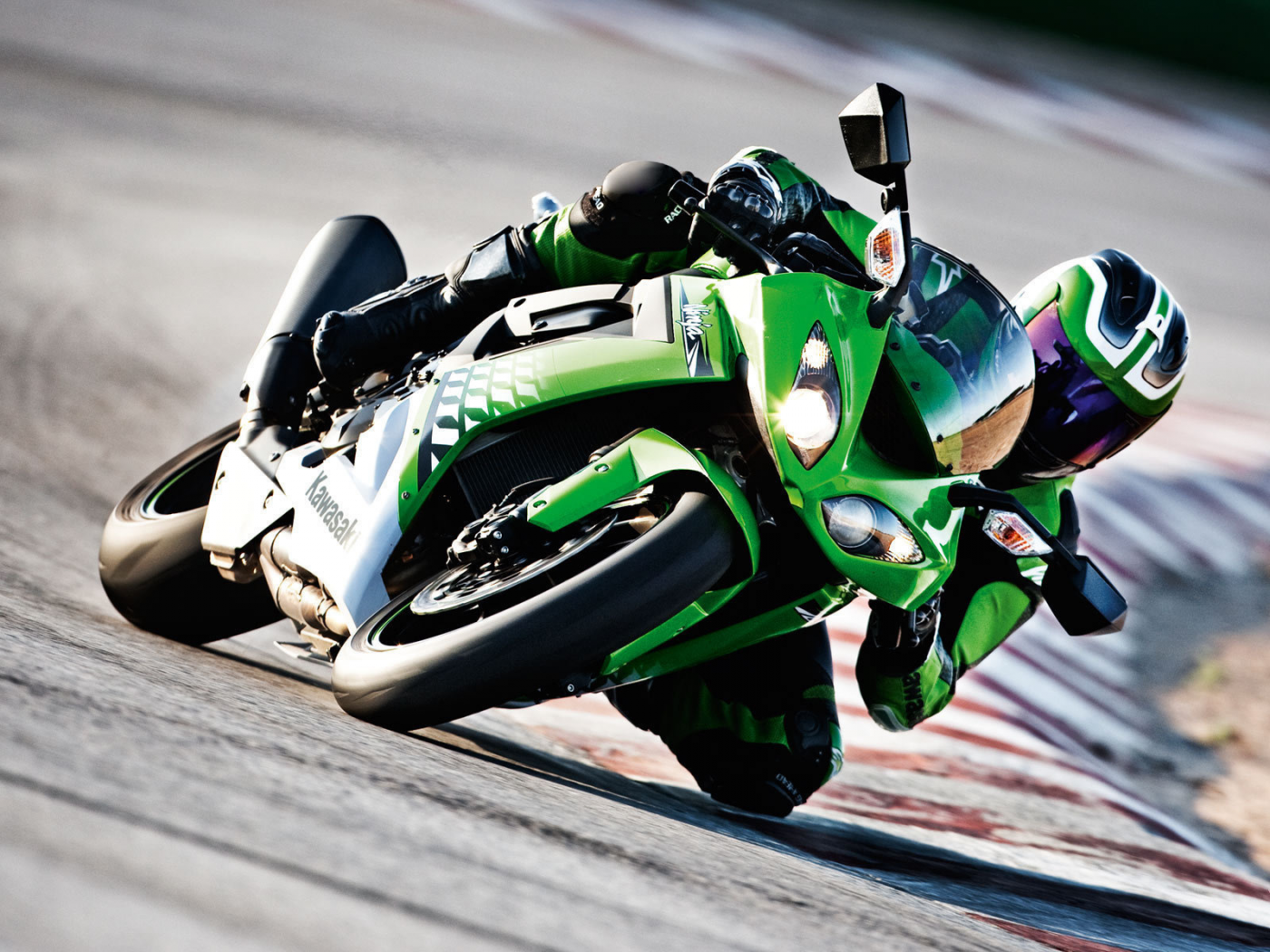 человек, 1920x1200, спорт, люди, kawasaki, wide wallpapers, мото обои, ninja zx-10r