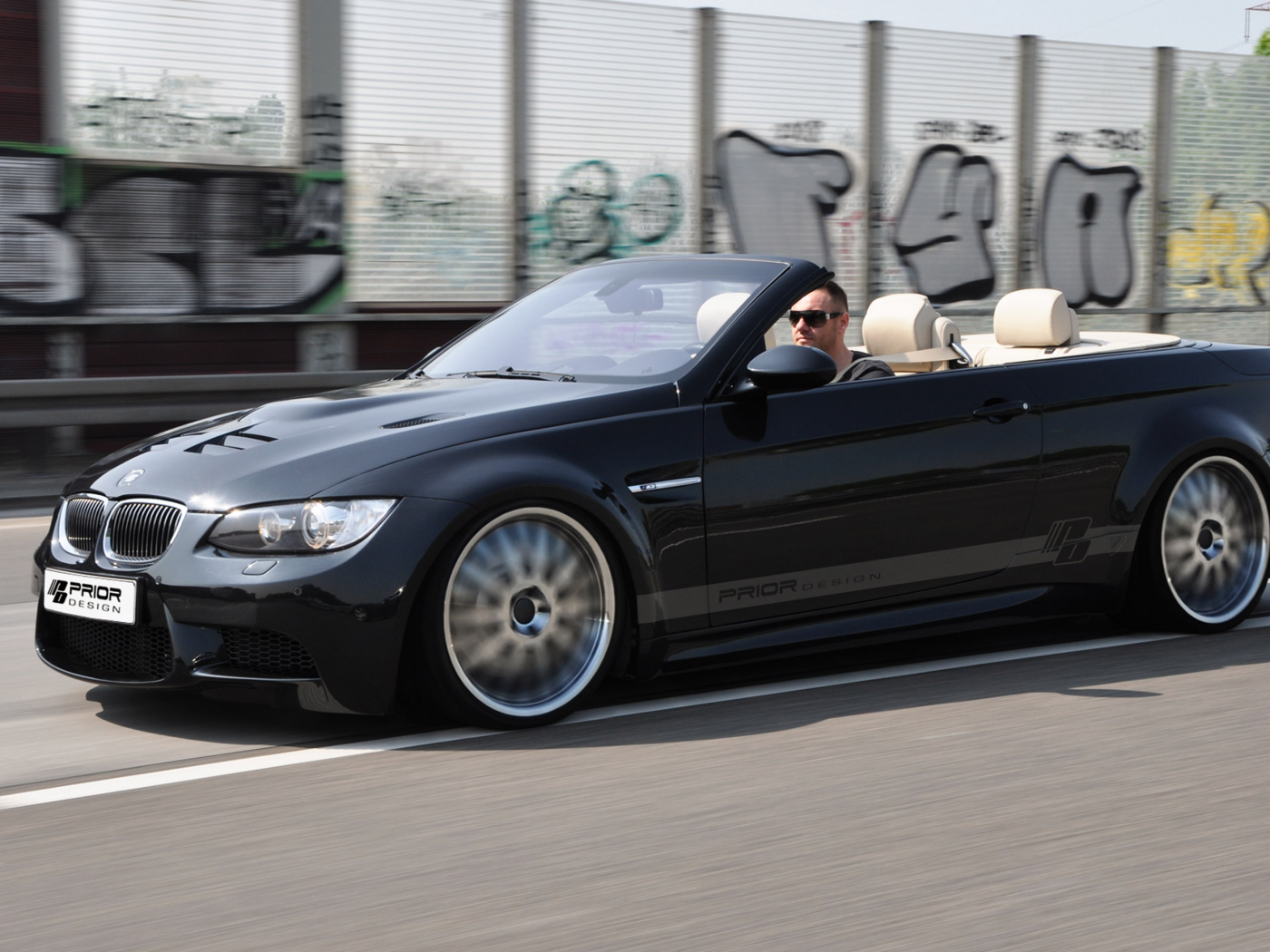 скорость, road, prior design, speed, 3000x1875, bmw e93 m3, машина, car, дорога, tuning