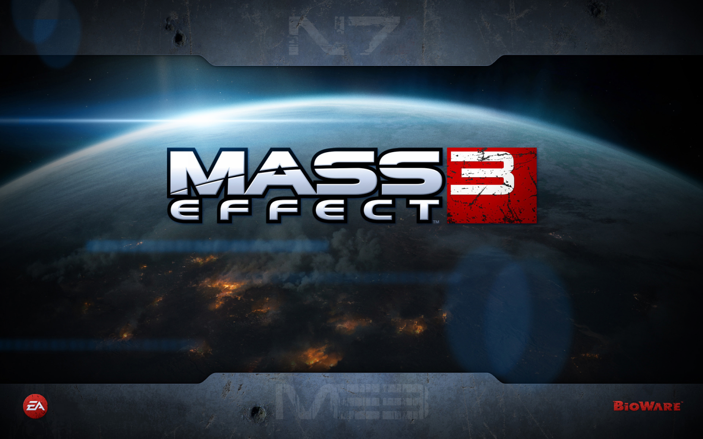 mass effect 3, в огне, bioware, земля