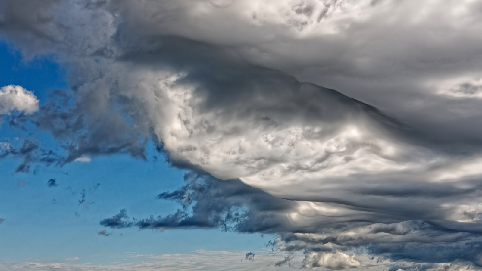 небо, asperatus undulatus, облака