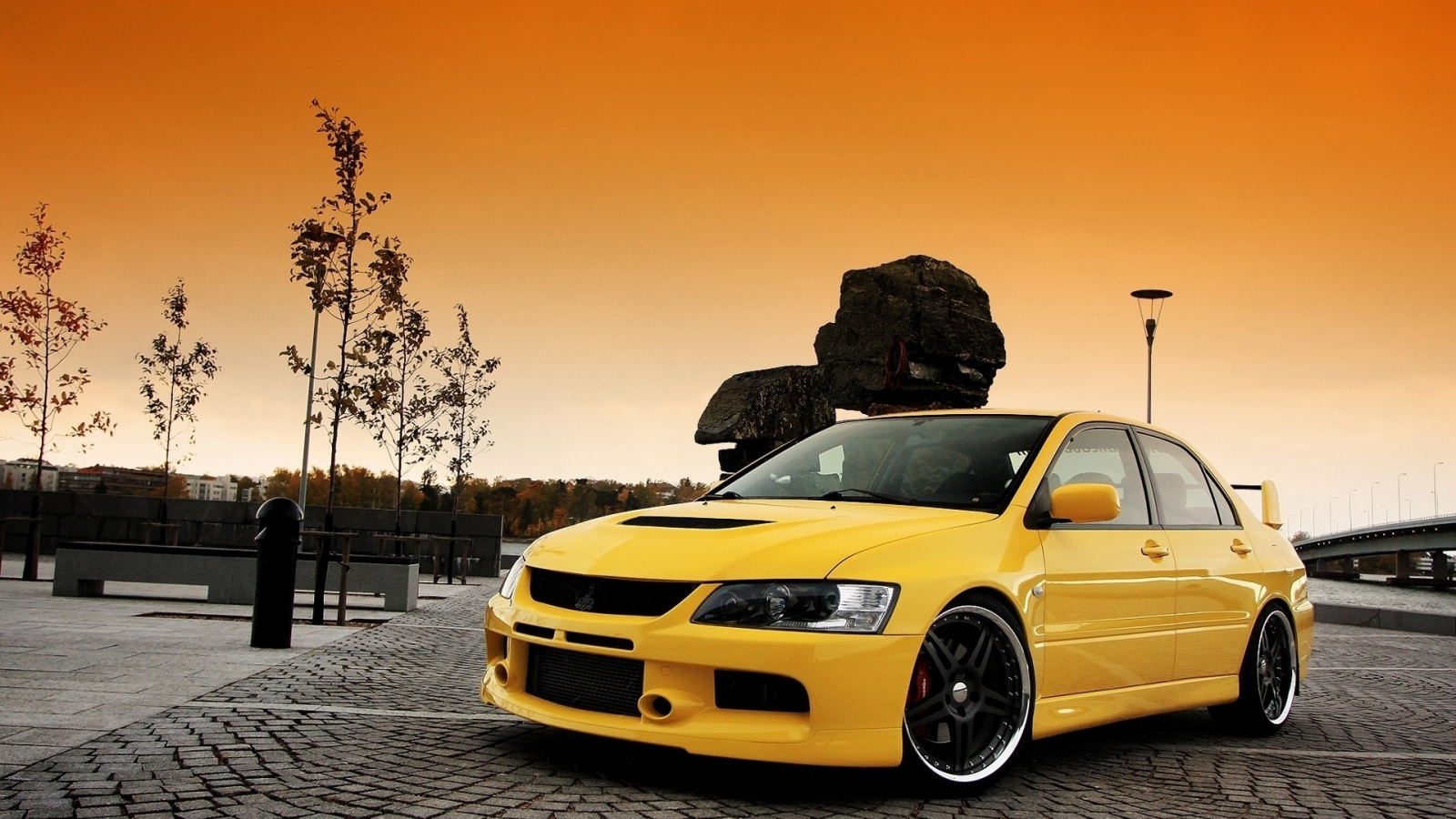 wallpers, auto, mitsubishi lancer