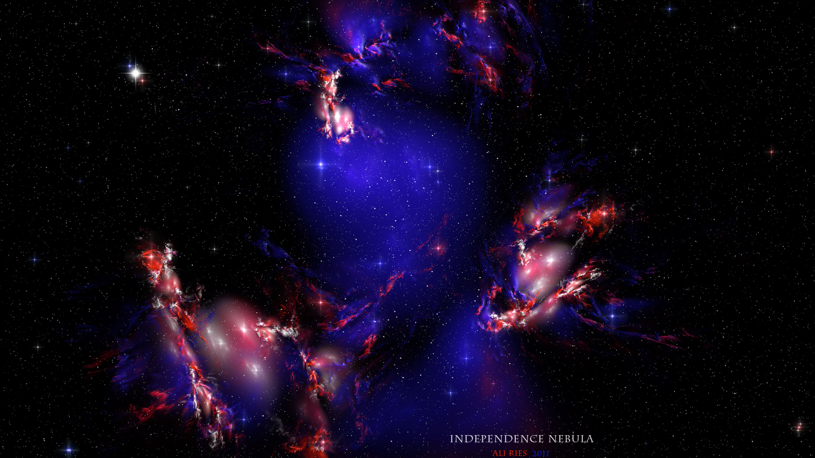 туманность, бесконечность, independence nebula, свет, stars