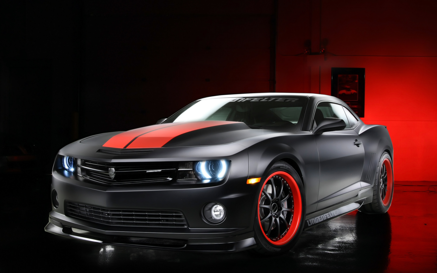 ss, lingenfelter, чёрный, supercharged, camaro, шевроле, тюнинг, chevrolet, black, камаро