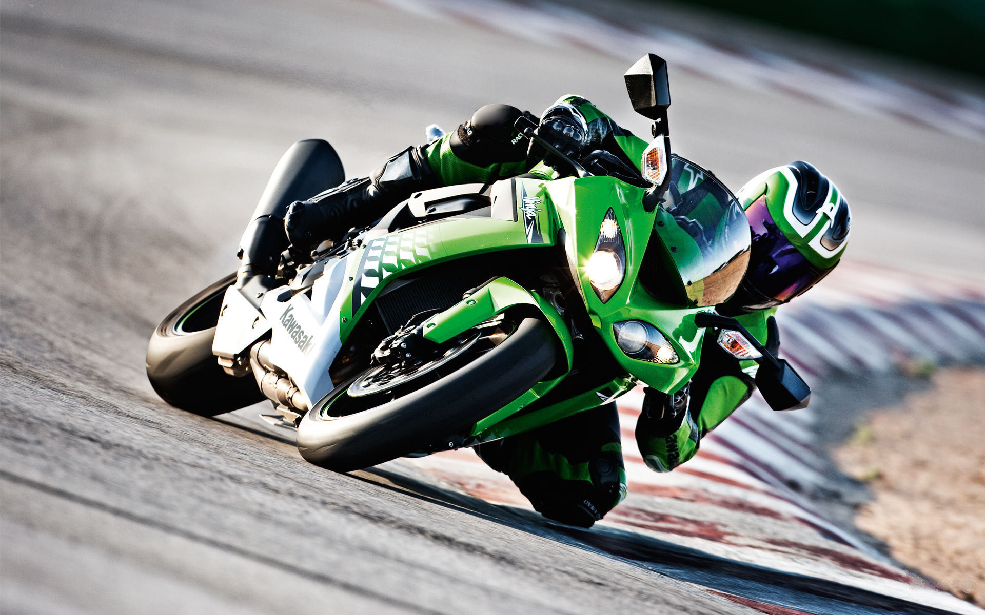 человек, 1920x1200, спорт, люди, kawasaki, wide wallpapers, мото обои, ninja zx-10r